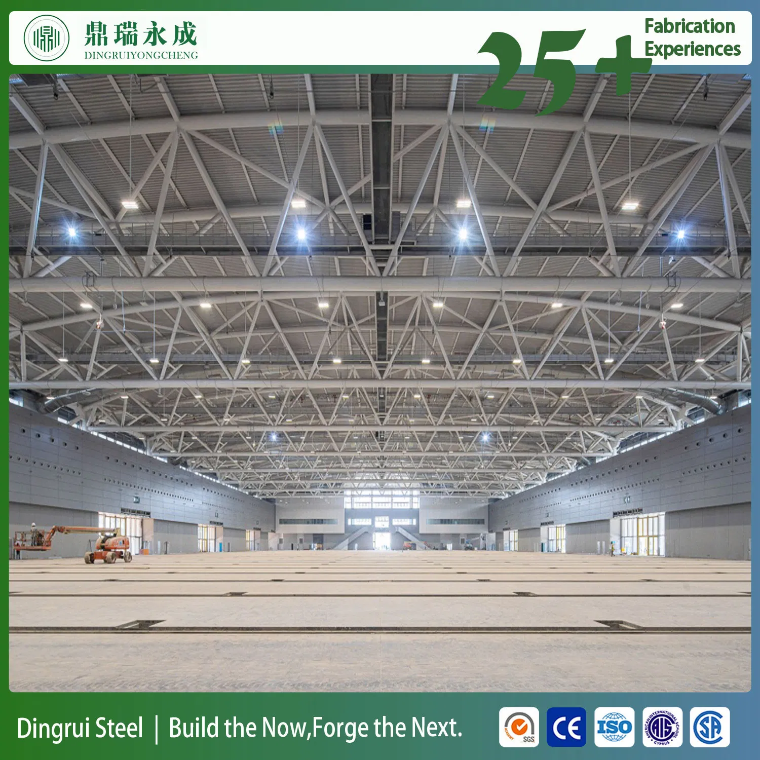 Prefabricated Steel Grid Structure Warehouse Gym Restaurant Large Supermarket Building High-Quality Prefabricated Steel Structures for Warehouses and Restaurant