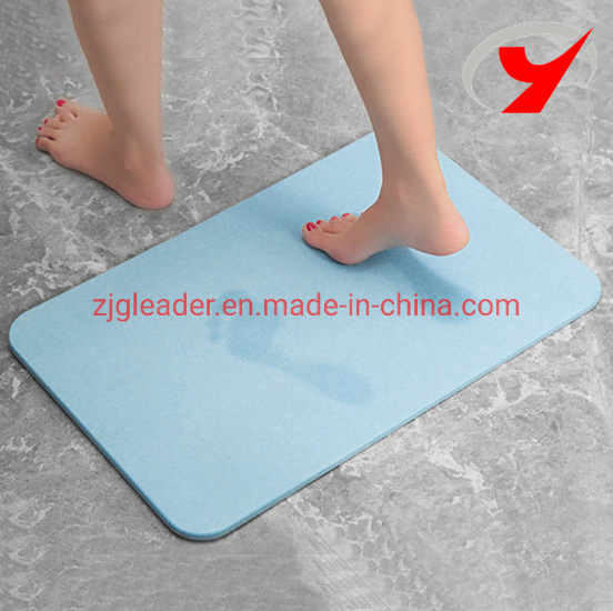 Zjgleader Small Size Diatomite Mat Bath Anti-Slip Mat SGS/CE Verified Mat