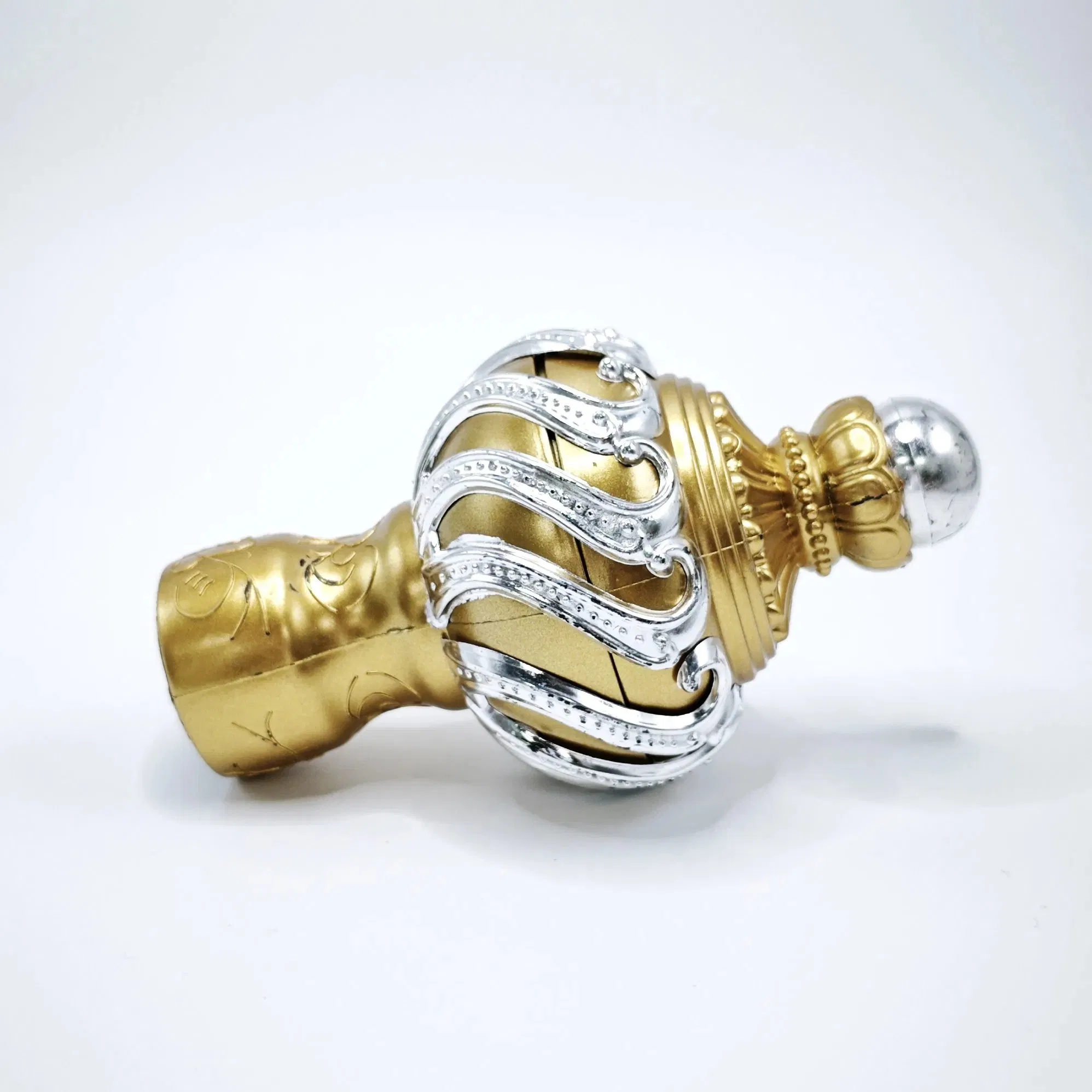 Curtain Accessories 28mm Roman Pole Ornamental Crown Cap