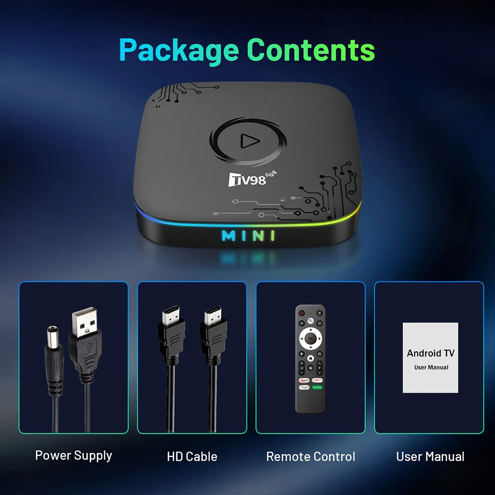 TV98 ATV Mini TV Box на Android 14