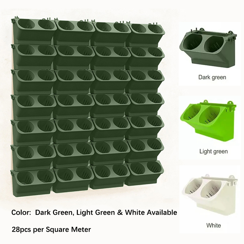 Горшок настенный вертикальный для растений