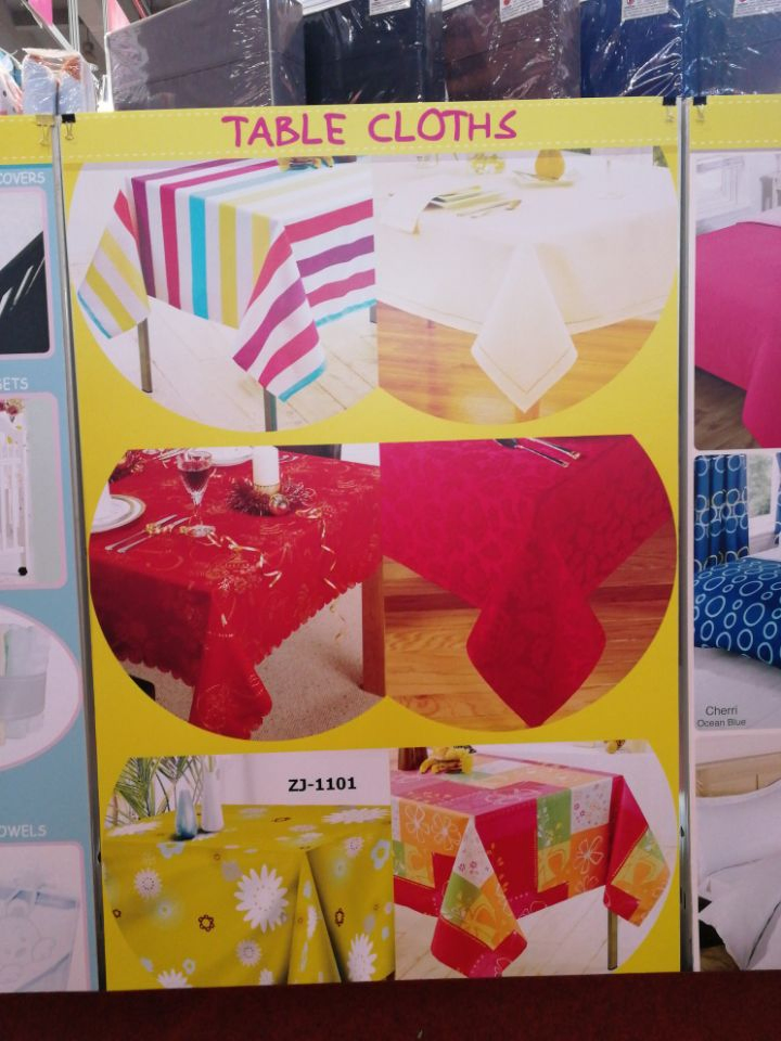 100% Polyester Custom Printed Design Tablecloth/Runner Manufacturer