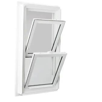 Slide Double Hung Windows Lifetime Warranty American White Hung Vinyl UPVC Windows