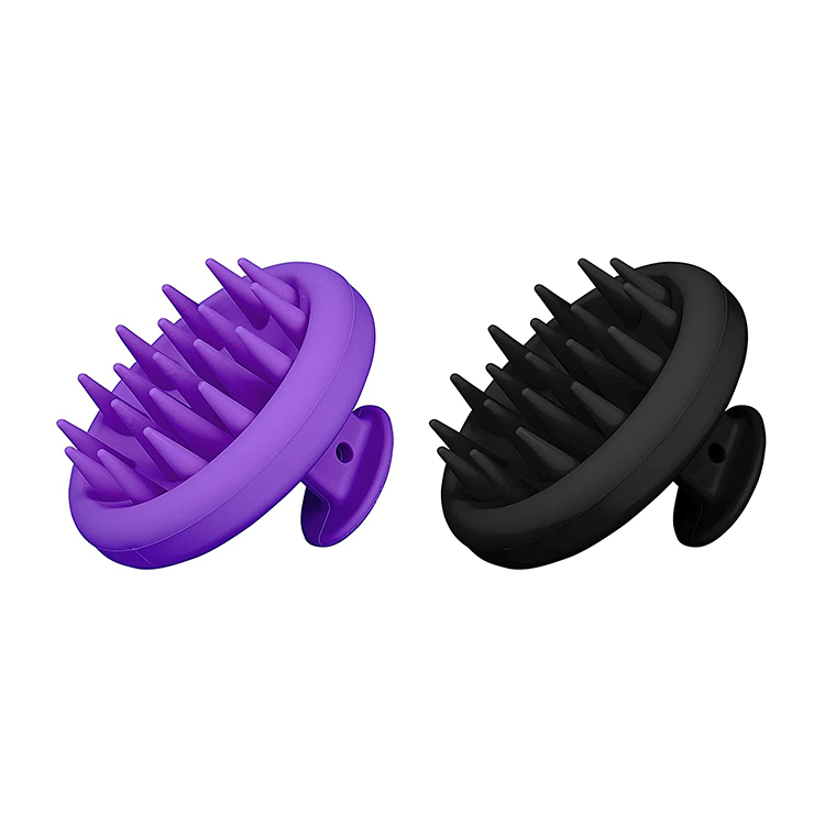 Custom Scalp Silicone Shampoo Head Massage Washing Comb Brush