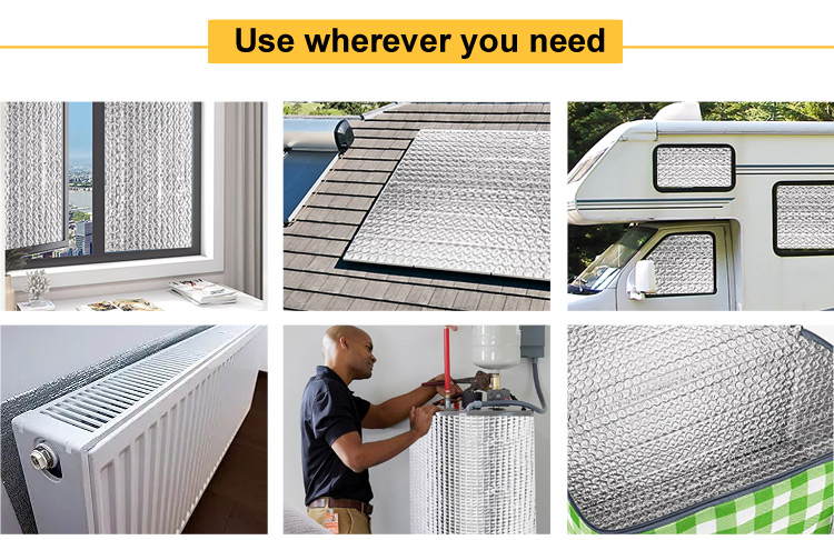 Factory Outlet Thermal Insulation Radiator Foil Aluminum Foil Radiant Barrier Sound Heat Insulation