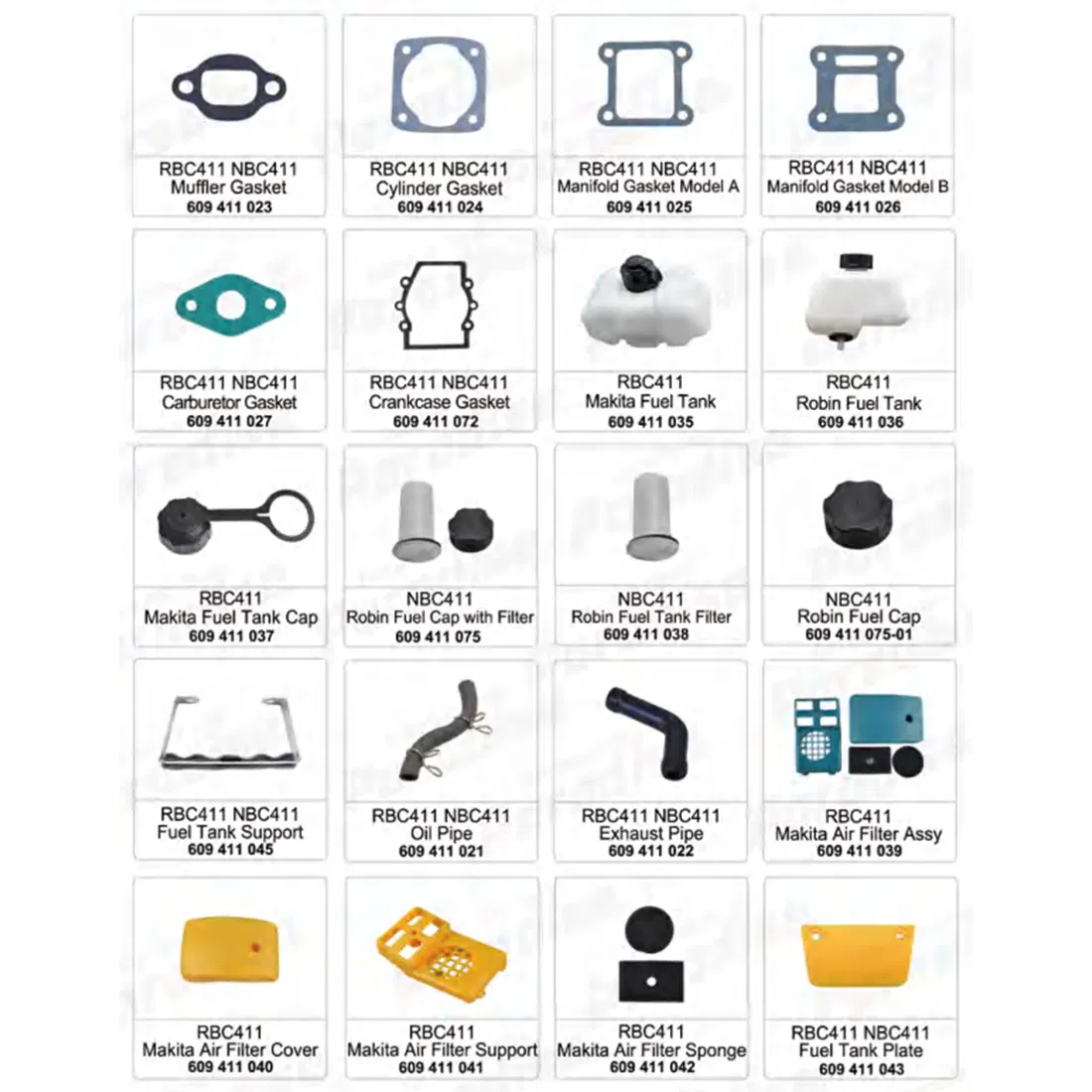 Carburetor Fuel Lock Petcock Valve for Robinnn 411 Brush Cutter
