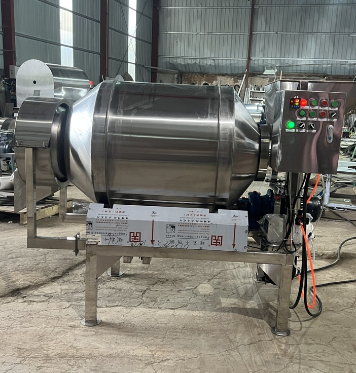 Horizonta L Stainless Steel Drum Tea Blender Chocalate Mixer with Liquid Spraying Function