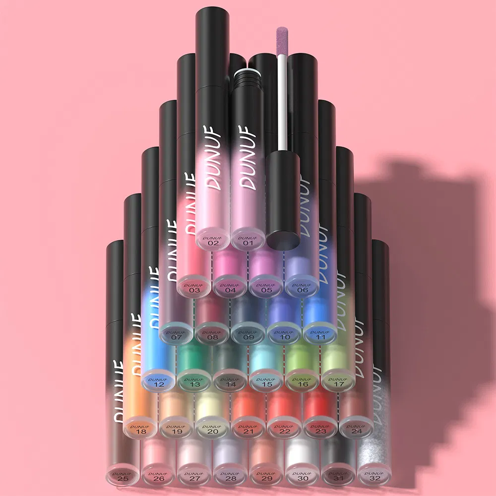 Dunuf 32-Color Multi-Use Matte Long-Lasting Lip Gloss