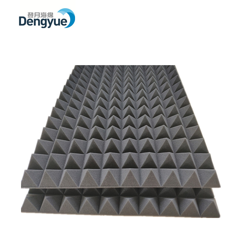 Pyramid Shape Heat Insulation Soundproof Acoustic Material Acoustic Panels PU Foam