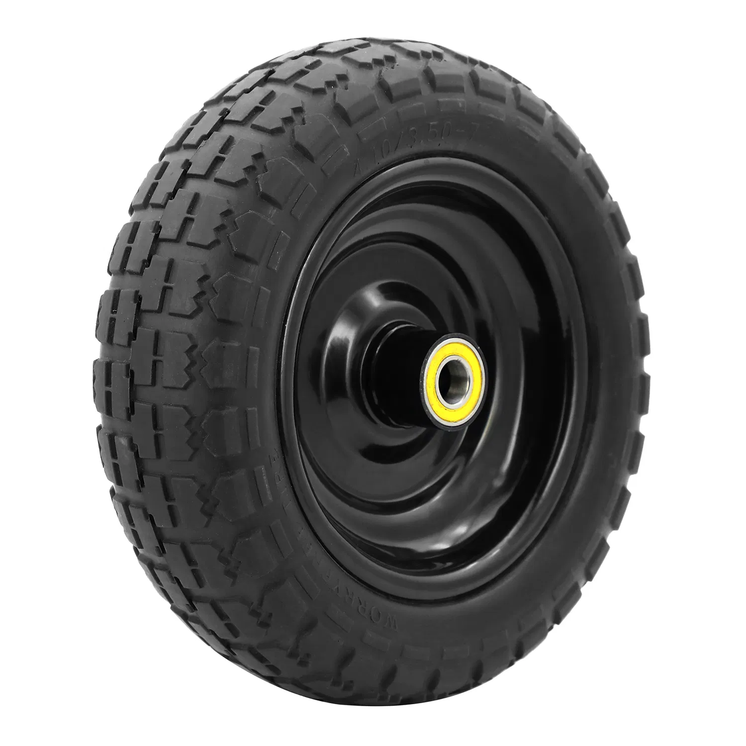 PU Foam Wheel/Foaming Wheel /Flat Free PU Foam Wheelbarrow Wheel 3.50-4