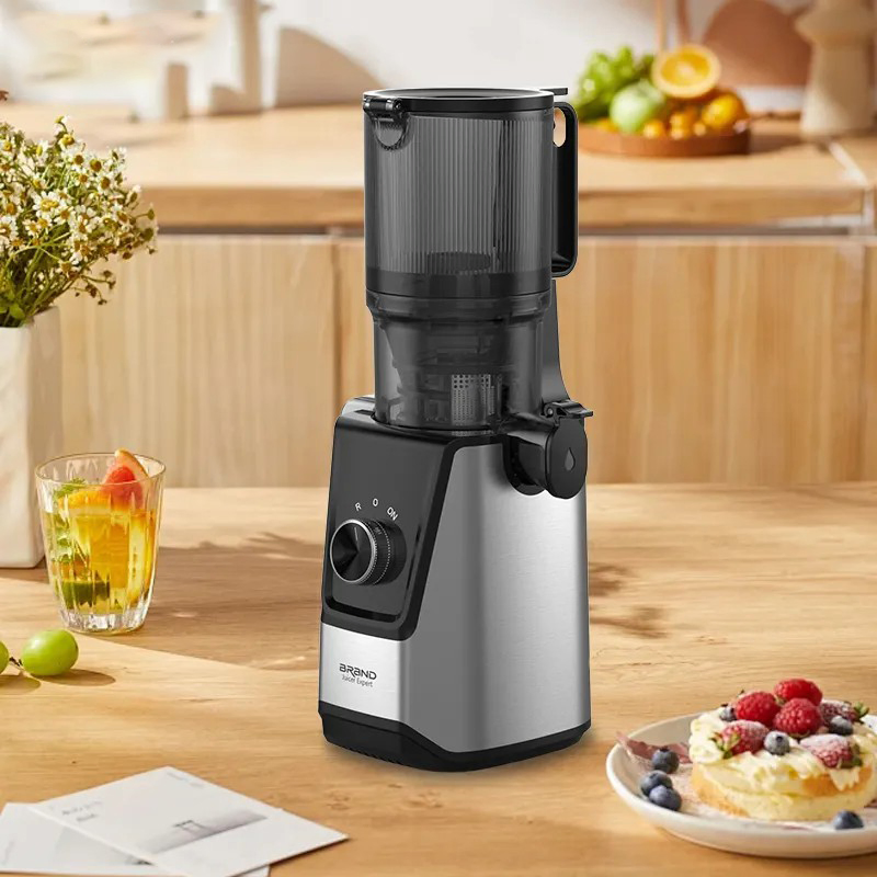 Sj-047 Newest Design Easy to Clean Big Mouth Cold Press Slow Juicer Fresh Juice Extractor Original Juicer