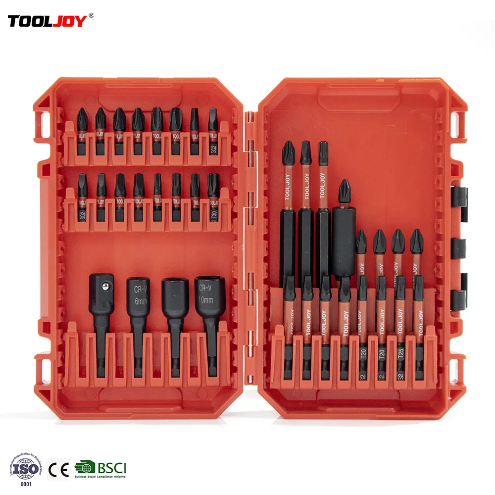 37PCS Impact Bit Set High Torque Durable Case Suitable for Bulk Orders