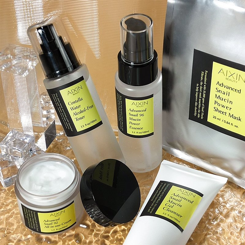 Beauty Cosmetics Skin Care Brightening Your Skin Whitening Snail Skin Care Set