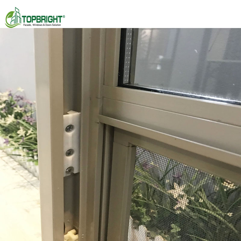 Modern Design PVC Windows for Houses Plastic Hung Windows Wind Resistance Single-Slider Hung Windows