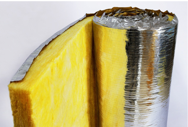 Fiberglass Insulation Blanket with Aluminum Foil Facing