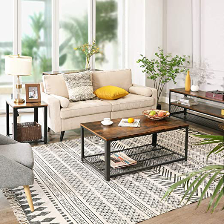 Диван деревянный с боковыми столиками для гостиной спальни