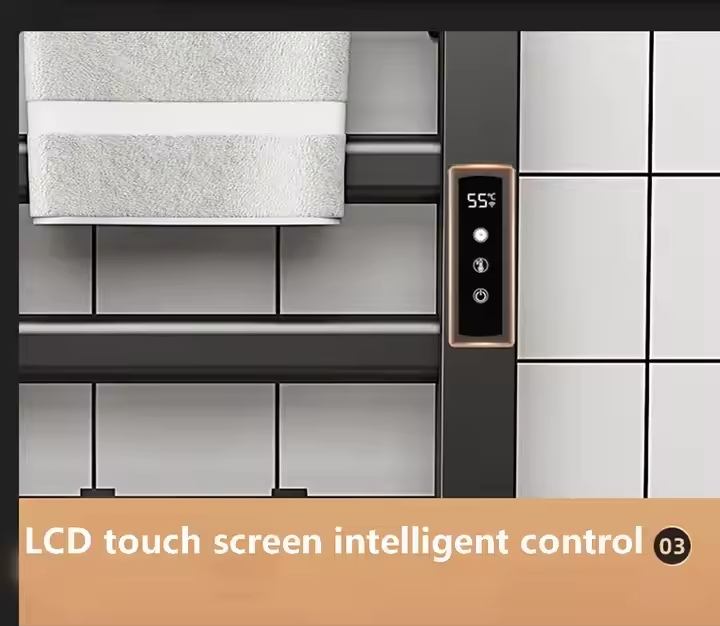 Stylish Electric Towel Warmer for Wall Mounting with Adjustable Temperature