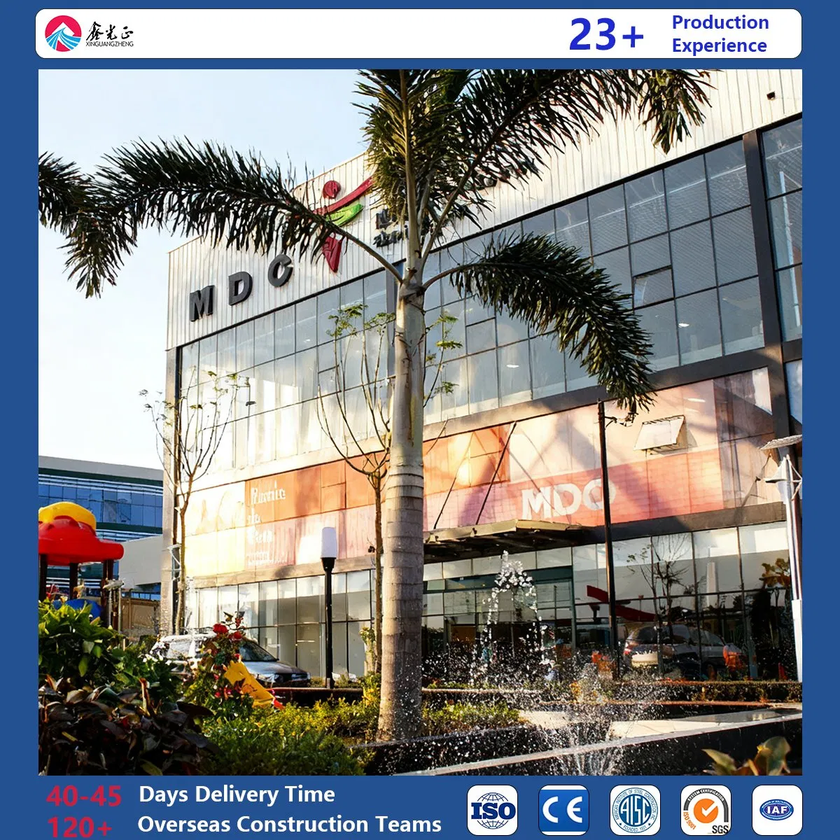 Prefabricated Steel Structure Multi-Story Shopping Mall