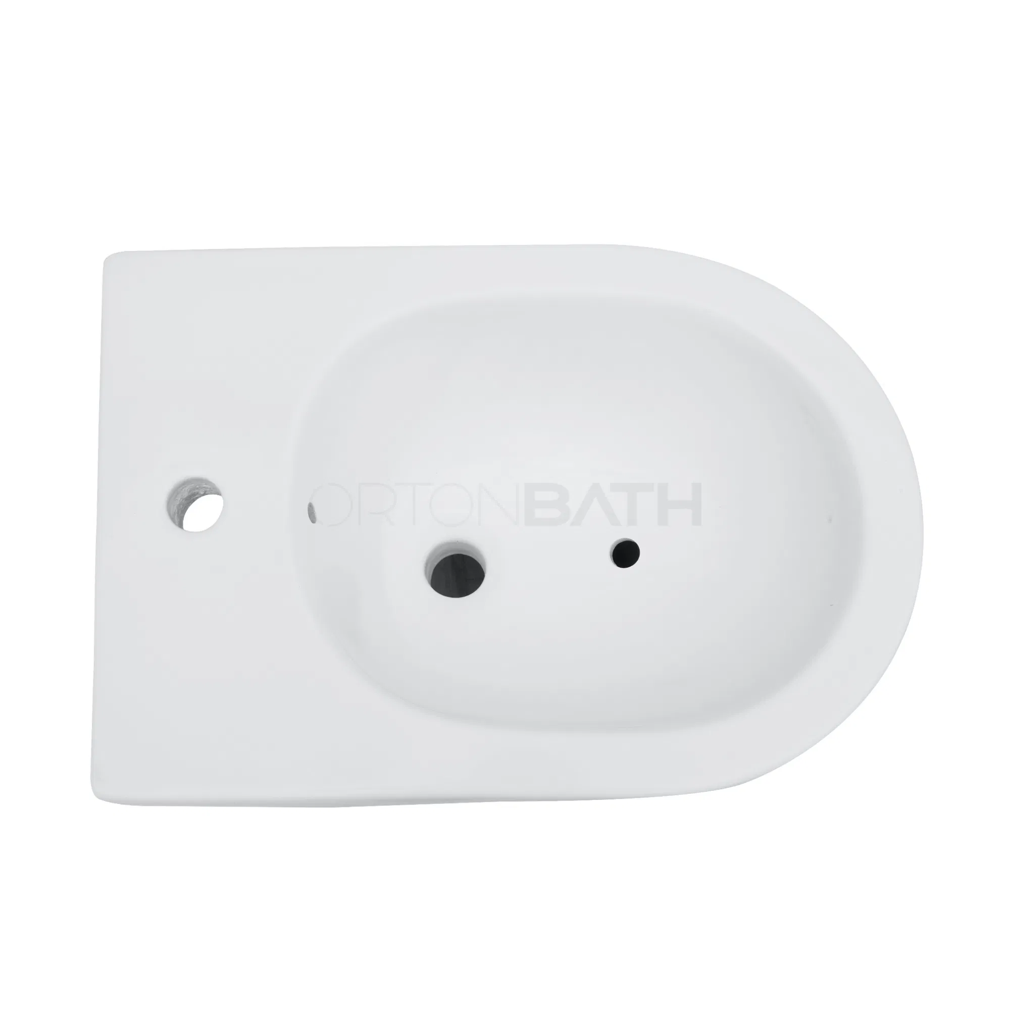 Ortonbath Europe Round Bowl Floor Mounted Single Tap Holes Toilette Bidet Hospital Elder Lady Care One Piece Ceramic Wc Toilet Bidet Special Care Bidet
