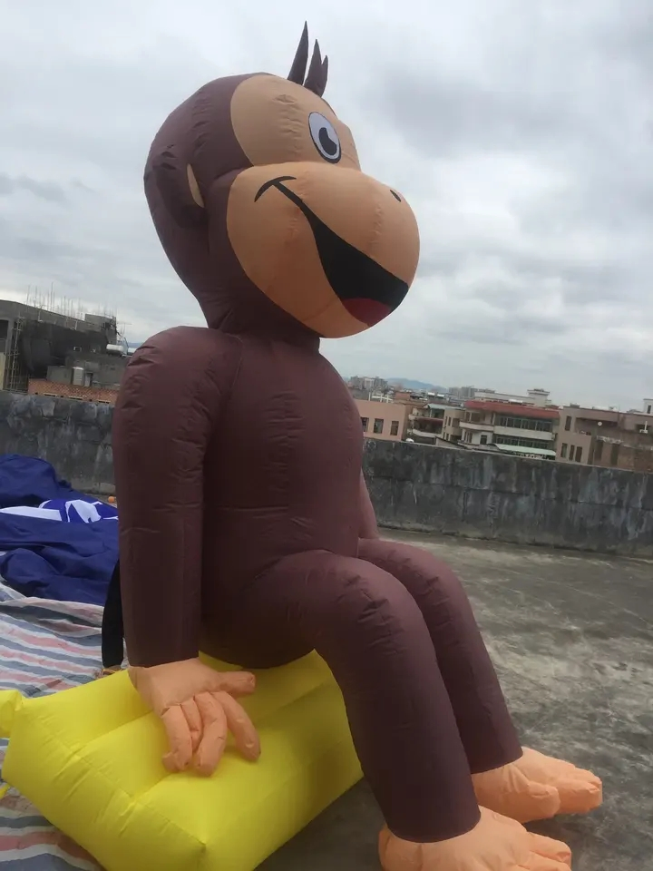 Boyi Giant Advertising Decoration Inflatable Monkey Cartoon