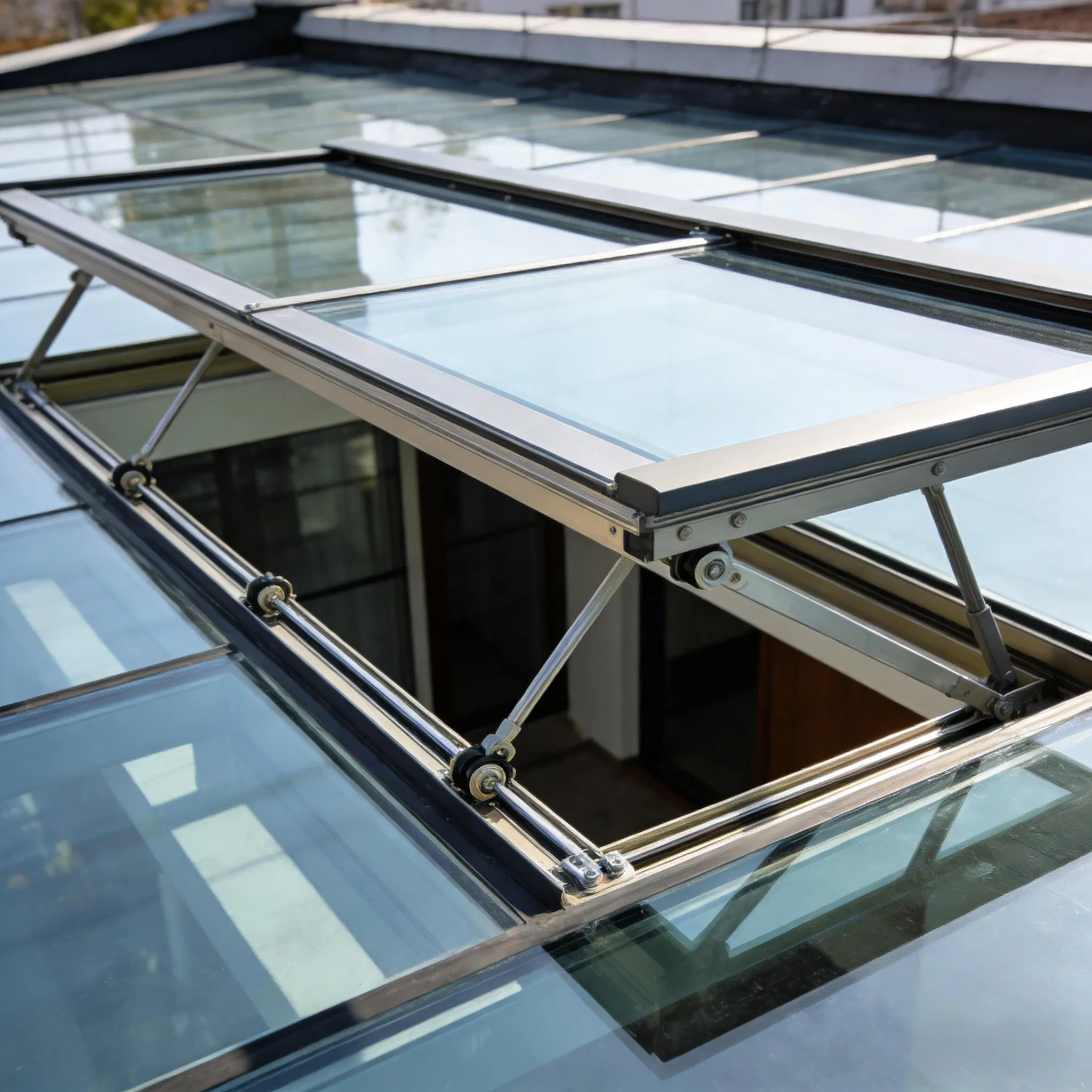 Durable Aluminum Alloy Sliding Skylight for Enhanced Home Aesthetics