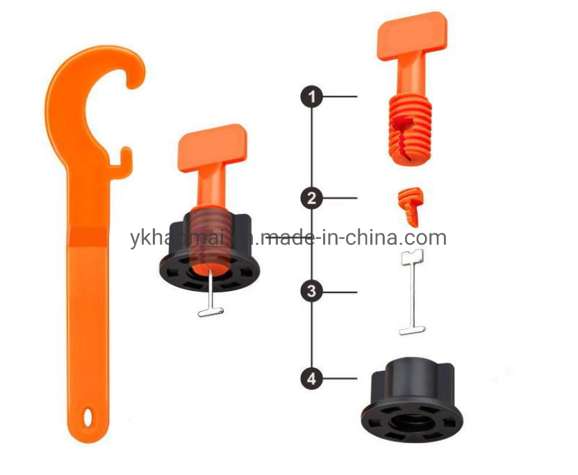 2022 Amazon Hot Sale Tile Leveling System 100PCS Ceramic Leveler 4PCS Special Wrenches 500PCS Tile Spacers 2mm Wall Tiling Tools
