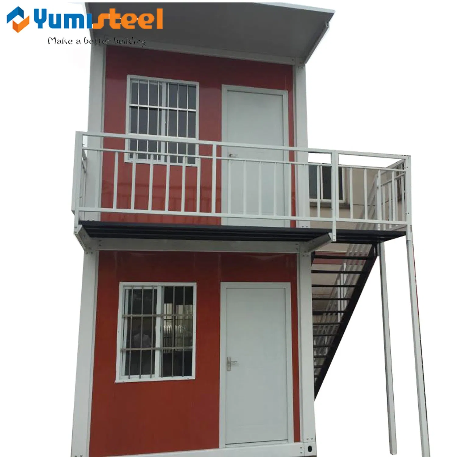 Customized Thermal Insulated Sandwich Wall Panel Prefab Mobile Container House for Hotel