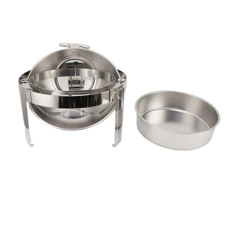 Premium Stainless Steel Roll Top Buffet Chafing Dish for Food Service