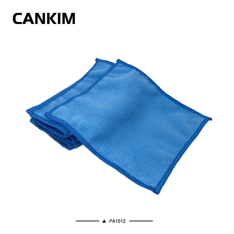 Square Blue Color Cotton Polishing Cloth Wine Glass Polishing Cloth Glasses Polishing Cloths