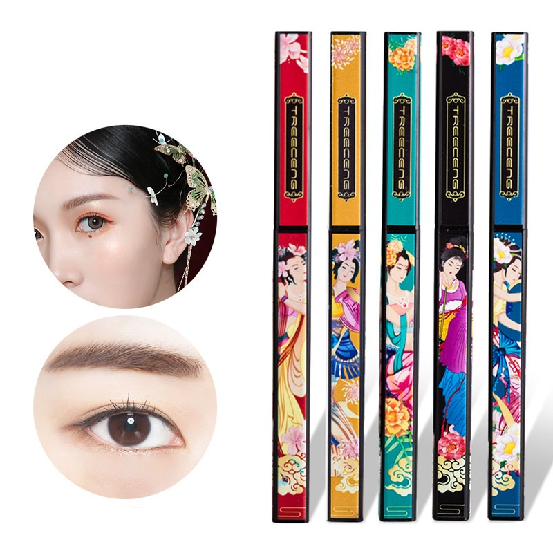 Ep03 New Style Chinese Imperial Concubine Charm Eyebrow Pencil, High-Level Automatic Revolving Eyebrow Pencil One Eyebrow Not Easy to Halo Dye Students