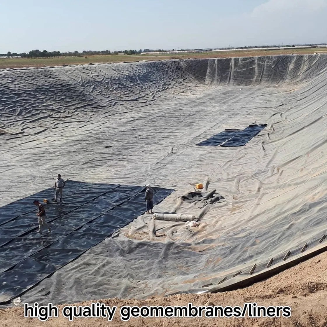 0.5mm/0.75mm/1.0mm/1.5mm/2.0mm ASTM GM13, PE Sheet, Waterproof, HDPE Geomembrane for Dam/Landfill/Lake/Agriculture Pond Liner, Manufacturer Price