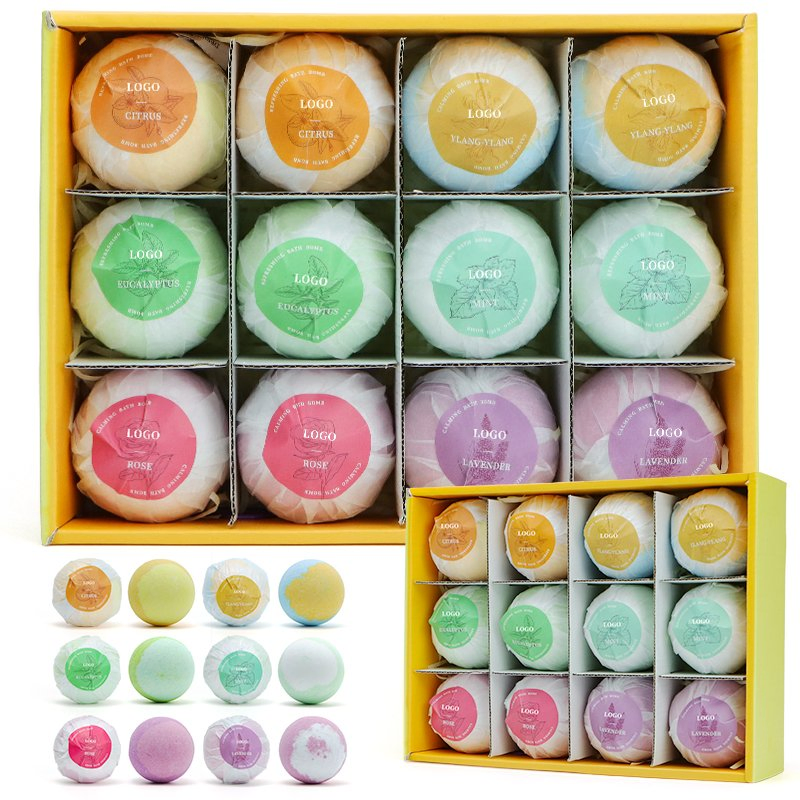 Luxurious Handmade Mother's Day Bath Fizzies Gift Set - Natural Essentials