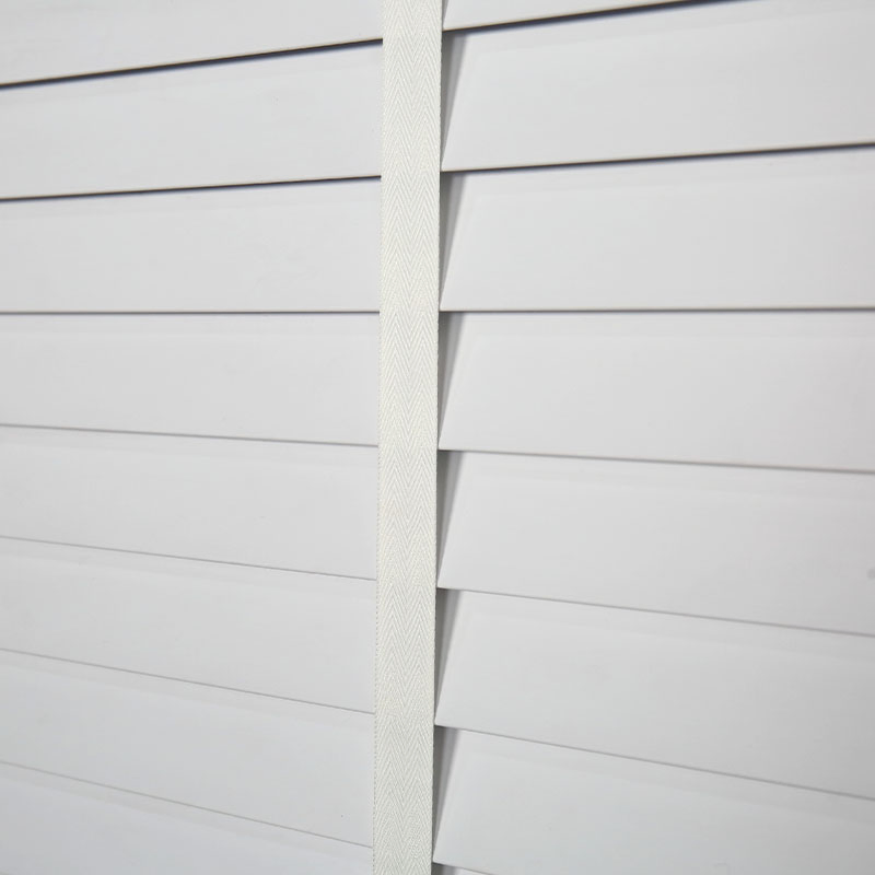 High Quality Vinyl Faux Wood Horizontal Blinds 50mm PVC Window Covering