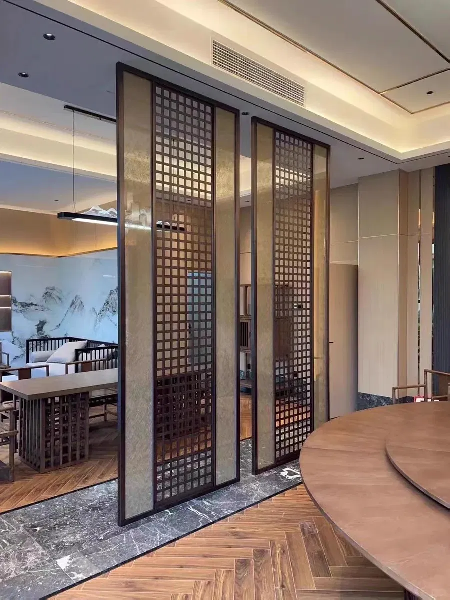 Modern Stainless Steel Room Divider Panels for Stylish Spaces
