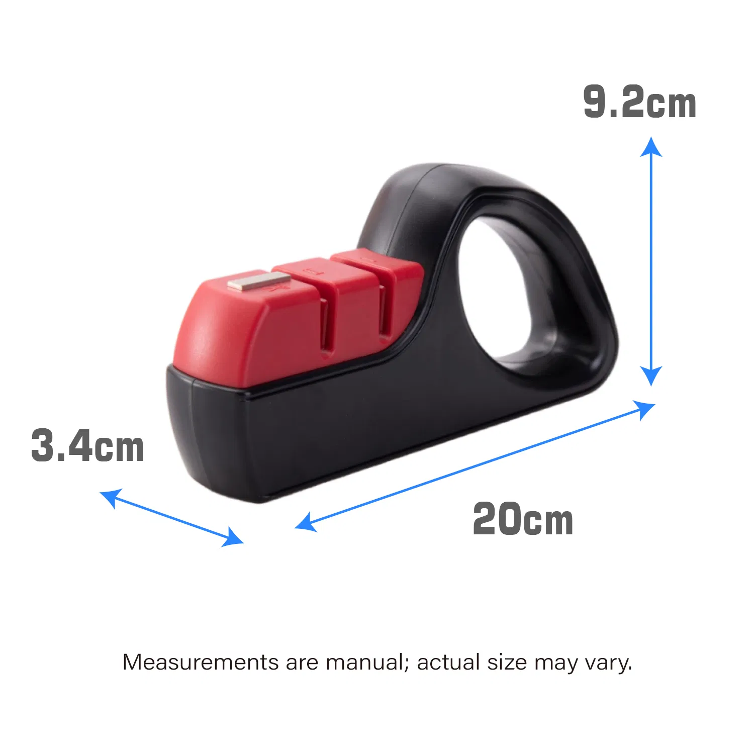Multifunction Knife Sharpener Coarse Fine Scissor One Click Switch Non-Slip Ergonomic Kitchen-Tool