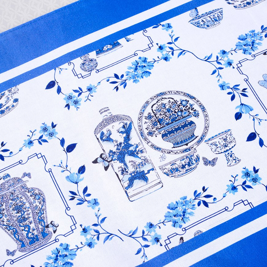 China 100% Cotton Polyester Cotton Textile Tablecloth Fabric Roll Shinning Table Runner