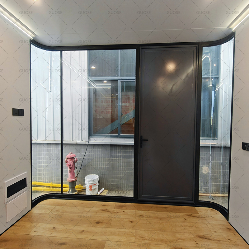 Luxury Pod Prefabricated Mini Steel Modular Space Capsule Home Tiny Portable Prefab Container Hotel House Modular Prefabricated House