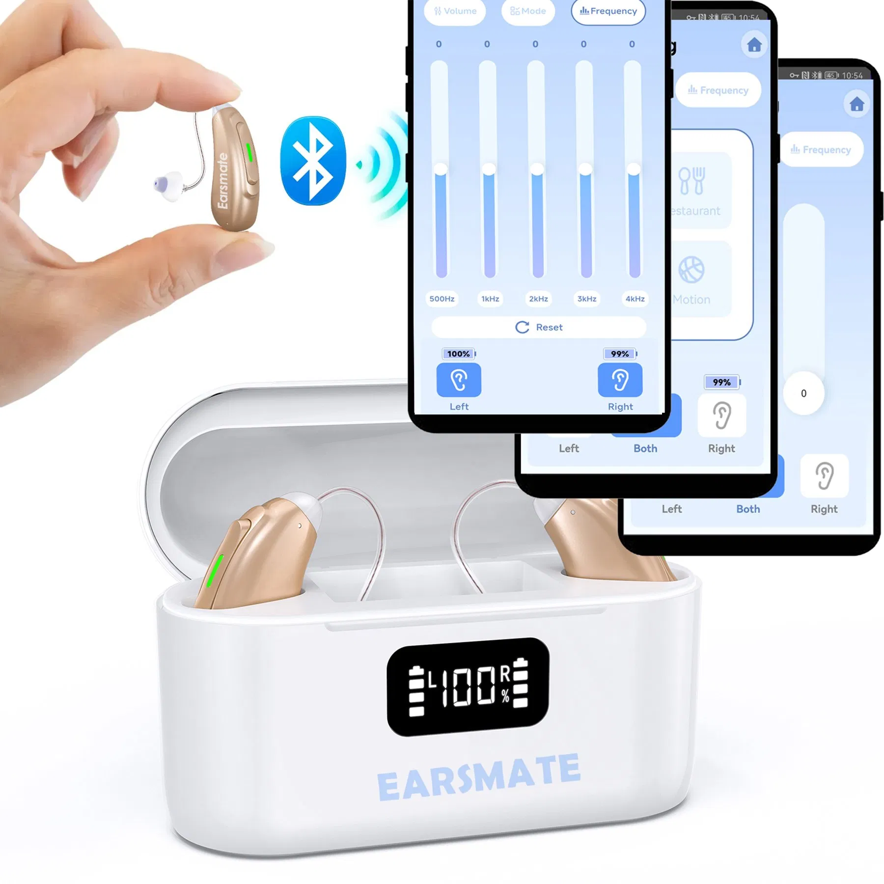 Слуховой аппарат Earsmate G29 с Bluetooth и приложением