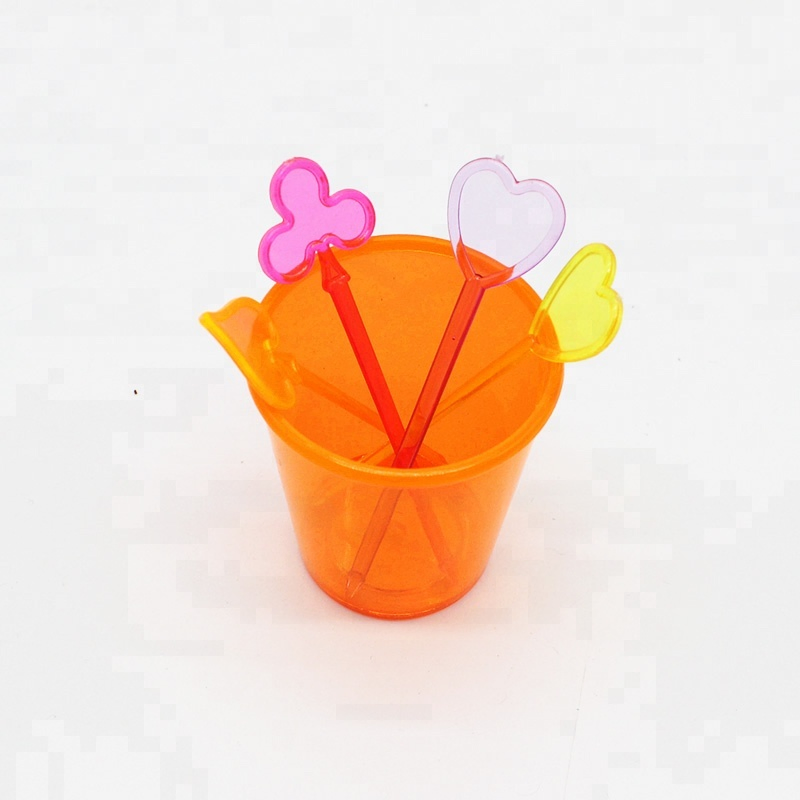 Colorful Kids Birthday Party Poker Forks for Fruit Snacks