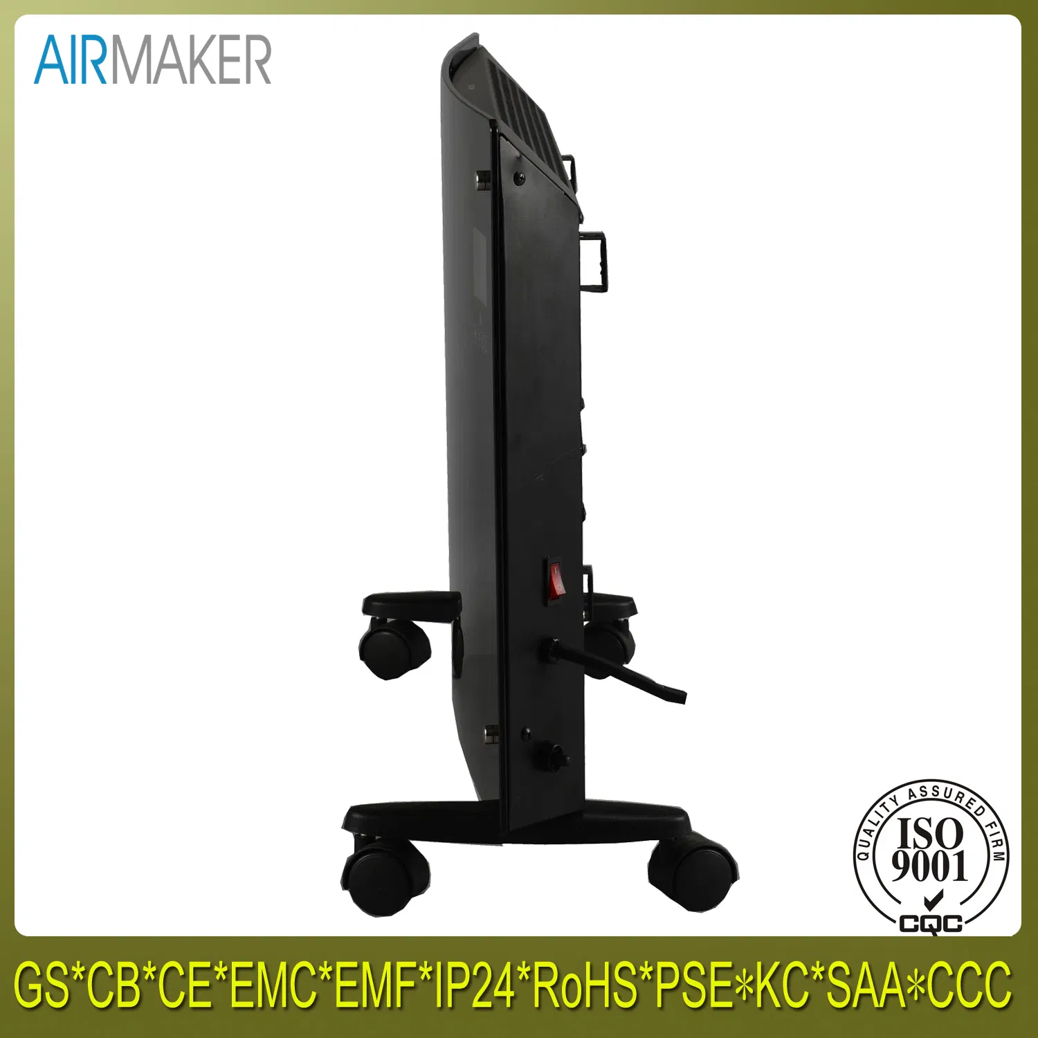 2000W Touch Screen Electric Wall Mounted Glass Panel Convector Heater/Electrical Heater/Fan Heater