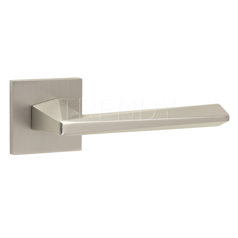 Rose Gold Solid Wood Door Hardware Indoor Pull Handle Lock Zinc Alloy Door Handle (Z6267-ZR25)