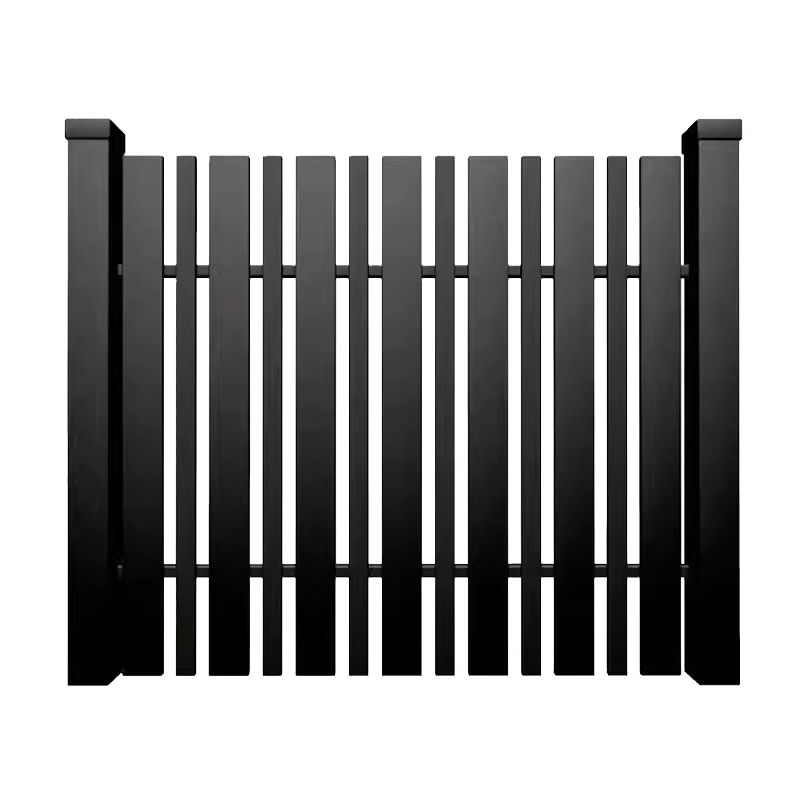 Outdoor Wood Plastic Composite WPC Fencing with Aluminium Alloy