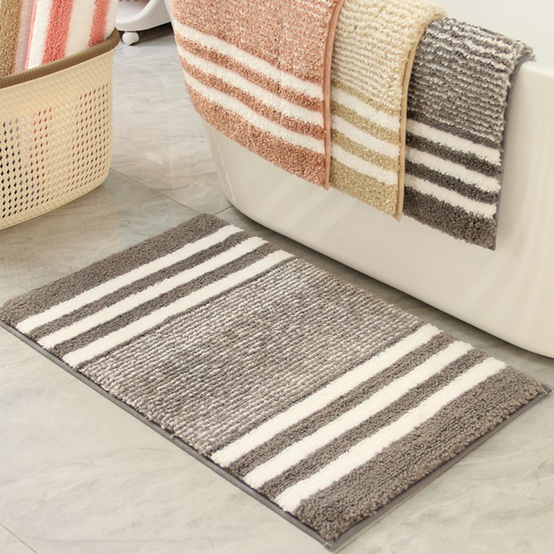 Super Shaggy Foot Rug Quick Dry Soft Microfiber Bathroom Mat