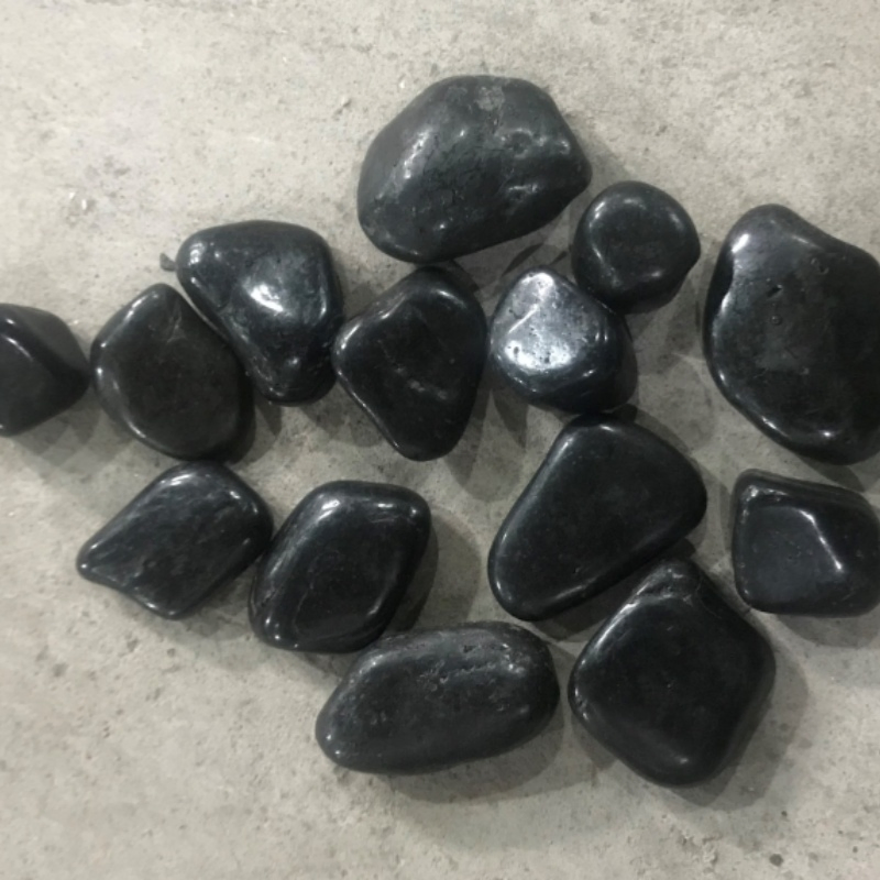 Natural Stone Black Pebble Stone