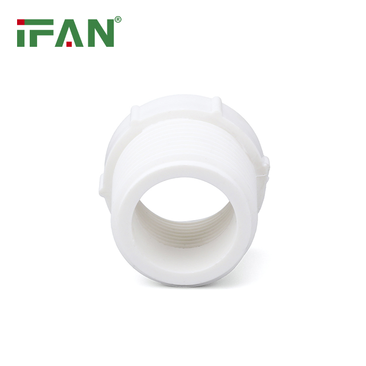 Ifanplus Factory OEM Water Supply BS 4346 UPVC Pipe Fitting 3/4"-3" Bush White Plastic UPVC Fitting