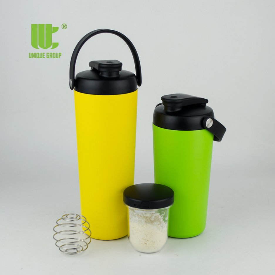Термос-шейкер для протеина 16oz/24oz, вакуумный