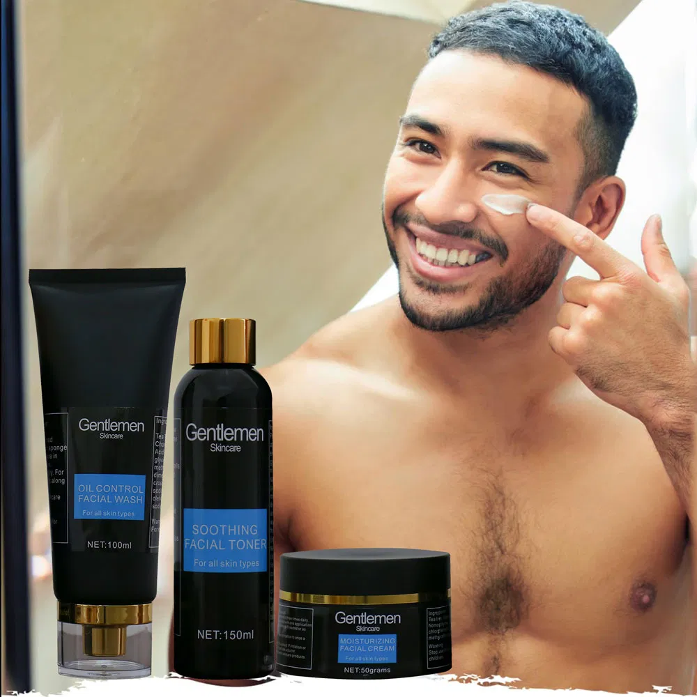 Mens Skincare White Label Skincare Manufacturers Clean Oil Control Anti-Acne Face Wash Cleanser Exfoliating Skin Care for Men