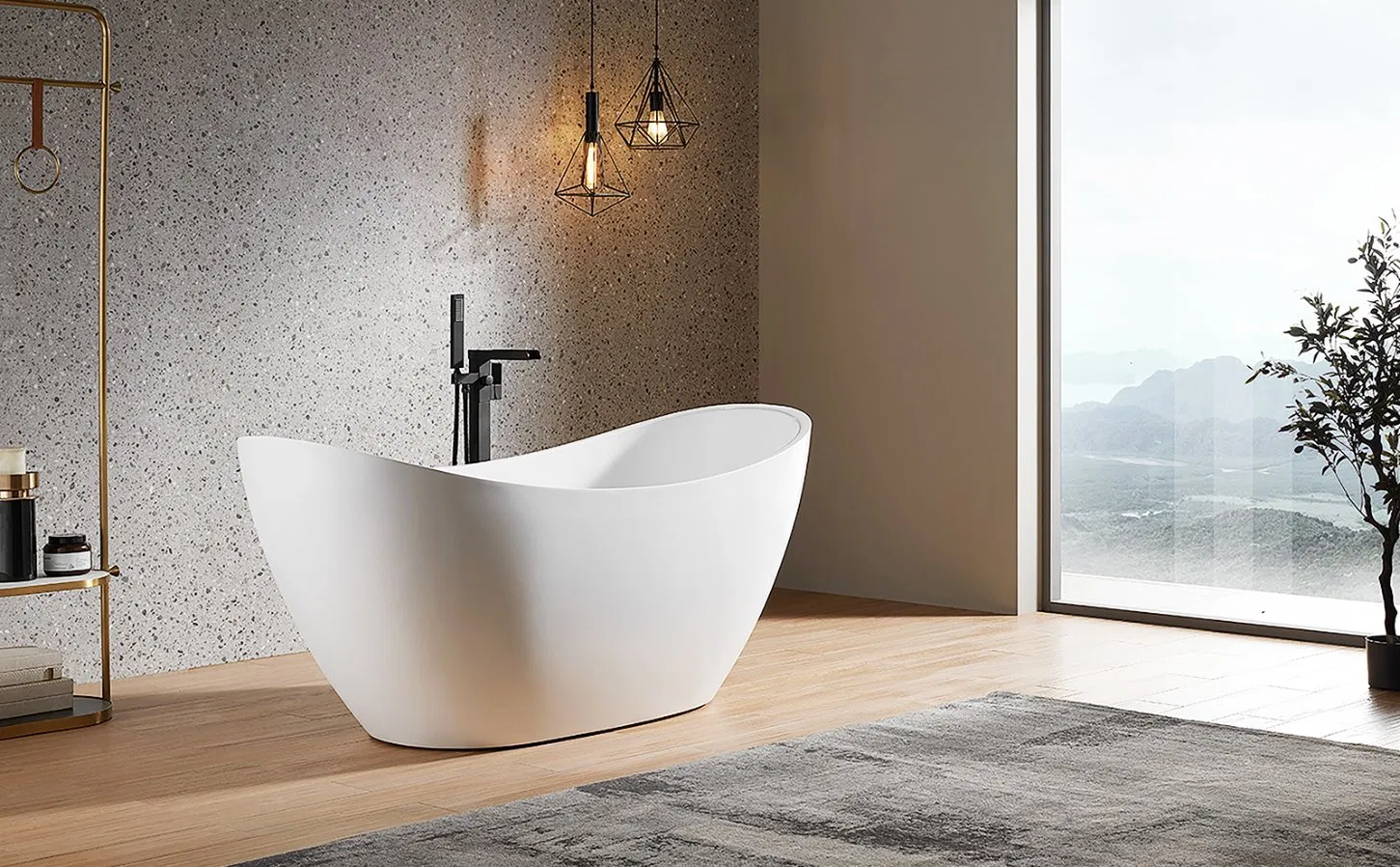 Modern Newest Cupc Bathtub Bathroom White Acrylic Freestanding Soaking Tubs