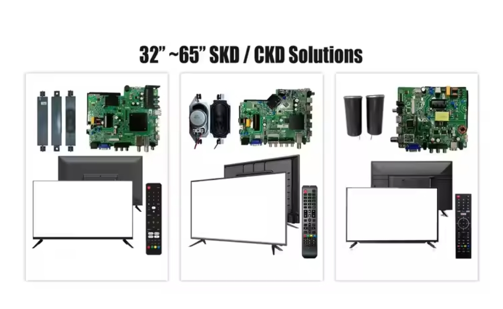 Hot Sell Africa Middle East 32inch 43inch HD FHD SKD CKD TV with Your Brand for Home Hotel