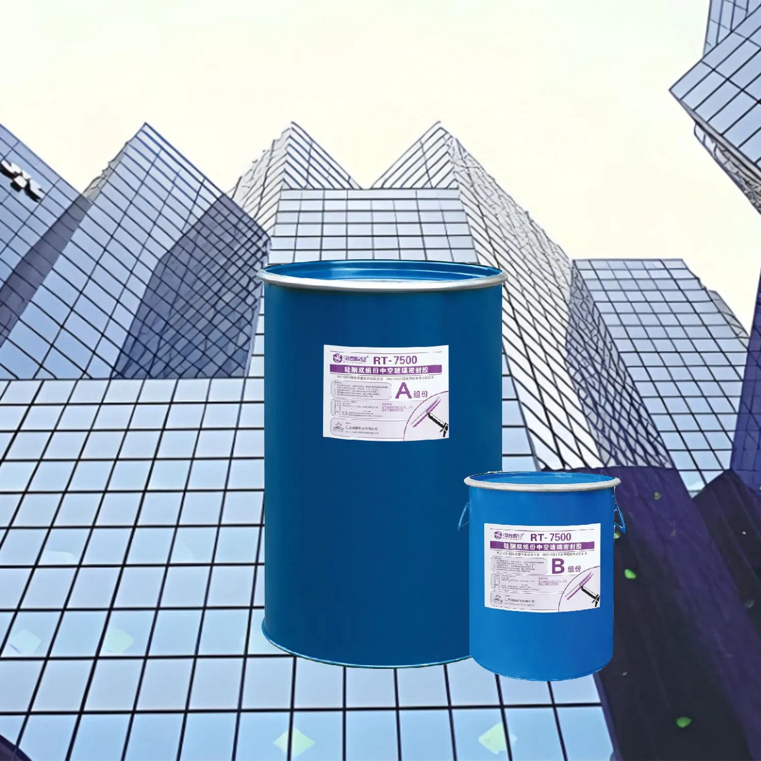 Runtai China Advanced Two Component Silicone Sealant Adhesive for Insulating Glass